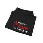 Keep the Music. Lose the Noise. — Premium Mr. Love Groove Hoodie
