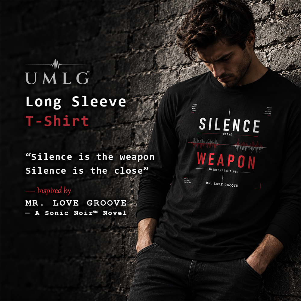 Silence Is the Weapon — Premium Mr. Love Groove Long-Sleeve T-Shirt