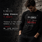 Silence Is the Weapon — Premium Mr. Love Groove Long-Sleeve T-Shirt